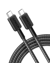 Anker 322 PowerLine USB-C To USB-C Braided Cable - 3Ft / Black
