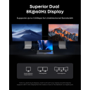 Anker Prime Thunderbolt 5 Cable – 80Gbps Data Transfer, 240W USB‑C Charging, Dual 8K Display Support, Braided Design, 3.3ft - 18 Month Warranty