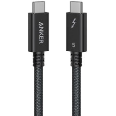 Anker Prime Thunderbolt 5 Cable, 1M USB C to USB C Cable, 240W Charging, 80Gbps Data Transfer, Up to 120Gbps Bandwidth, 8K/4K Displays, for iPhone 16, MacBook, and More - Black
