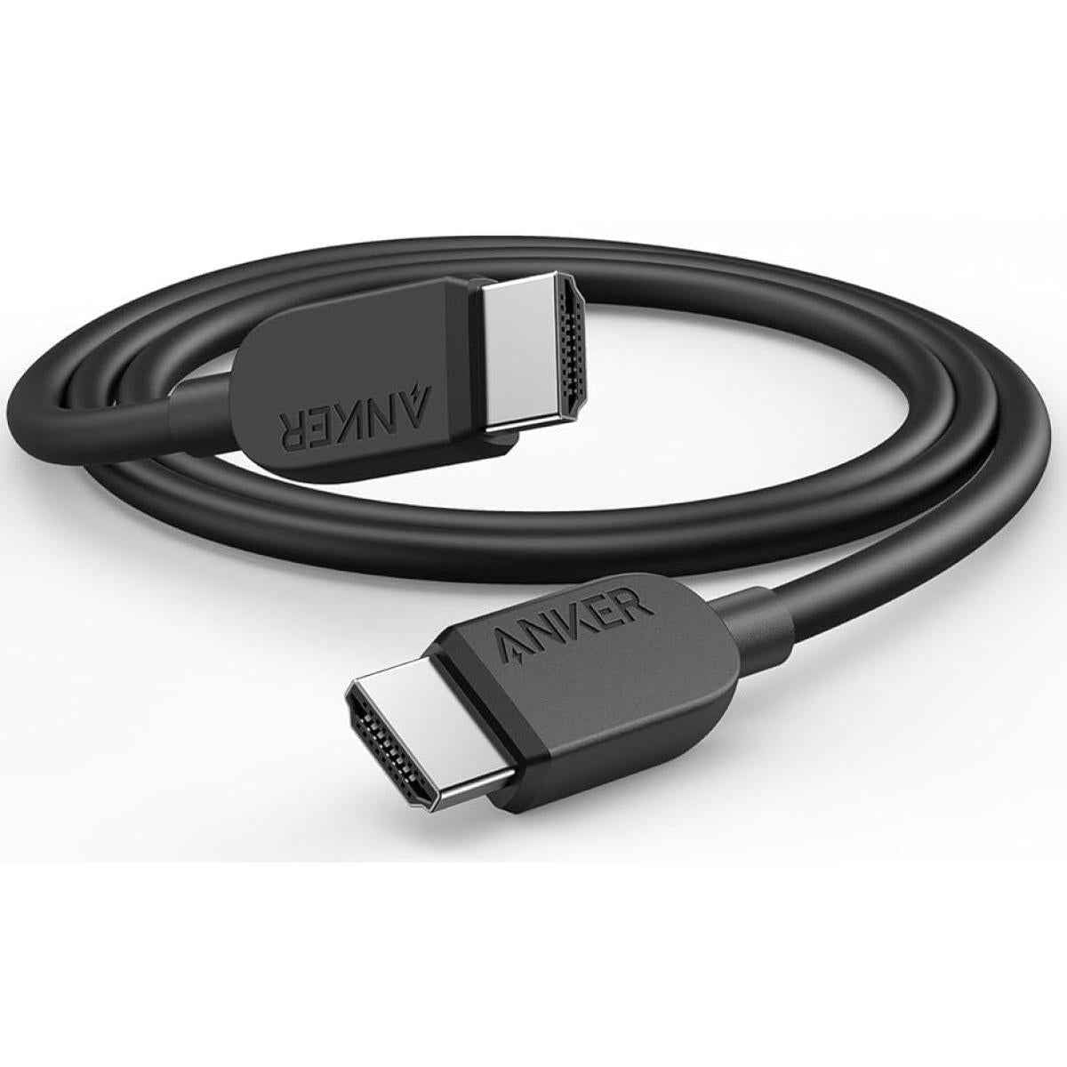 Anker Hdmi 2.1 Cable 8k@60hz, Ultra Hd 4k@120hz Hdmi Cord,48 Gbps Certified Ultra High Speed, 1.8m, Compatible With Playstation 5, Xbox, Samsung Tvs, And More Black