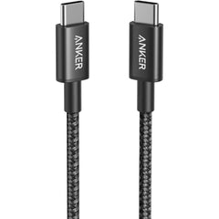 Anker USB-C to USB-C 2.0 cable (3ft/0.9m), High Durability Type C Braided Charging Cable Compatible with All Android Devices And More, Black