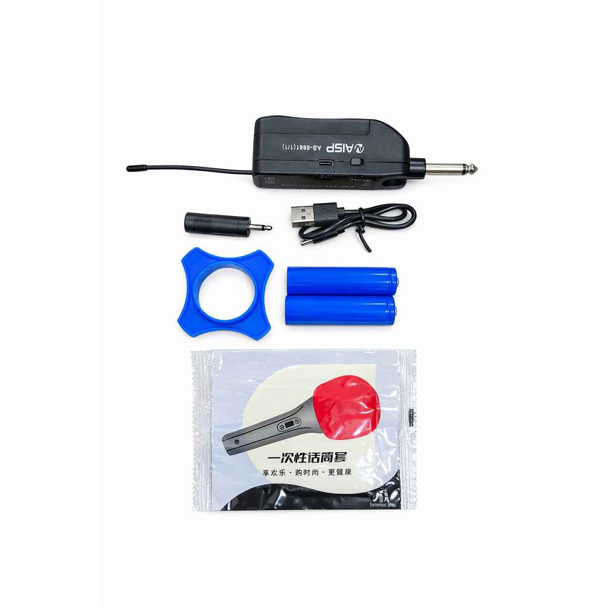 AISP AB-8661 Professional Universal Wireless Microphone with 1 handheld (VHF) AISP AB-8661 Professional Universal Wireless Microphone with 1 handheld (VHF)
