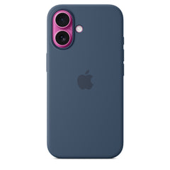 iPhone 16 Silicone Case with Mag Safe, Denim - MYY23ZM