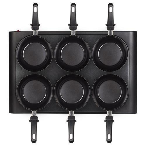 Tristar Work set 3-In-1 Baking, Crepe Maker Large, 1100Watts, Black - BP-2827