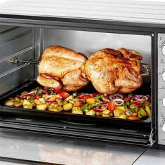 Princess Oven With Pizza Carousel, 90Lit, Silver - 01.112395.09.001