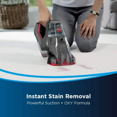 Bissell Handheld Vacuum Stain Eraser Turbo Cordless, Grey - 2982K