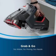 Bissell Handheld Vacuum Stain Eraser Turbo Cordless, Grey - 2982K