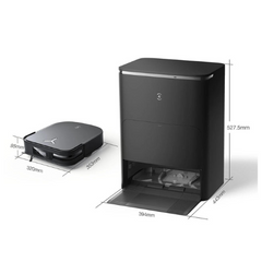 Ecovacs Robot Vacuum, 8000PA, Black - DEX86