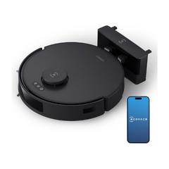Ecovacs Robot Vacuum,180Ml Water Tank, 8000Pa, Black - DKX55 N20 PRO