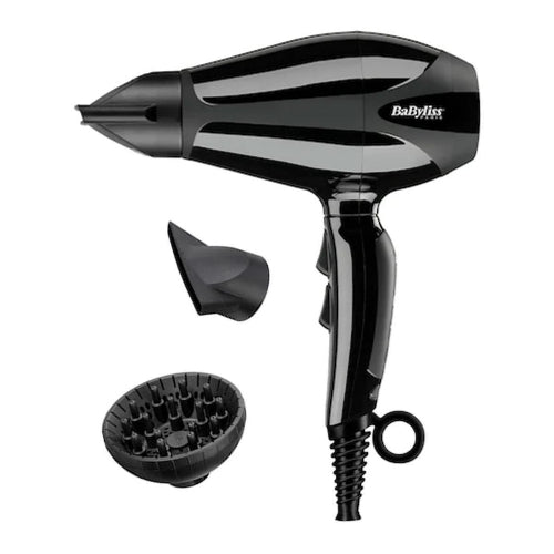 BaByliss Hair Dryer, 2400Watts, Ionic, Black - 6715DE