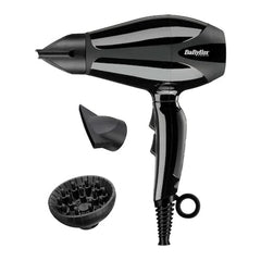 BaByliss Hair Dryer, 2400Watts, Ionic, Black - 6715DE