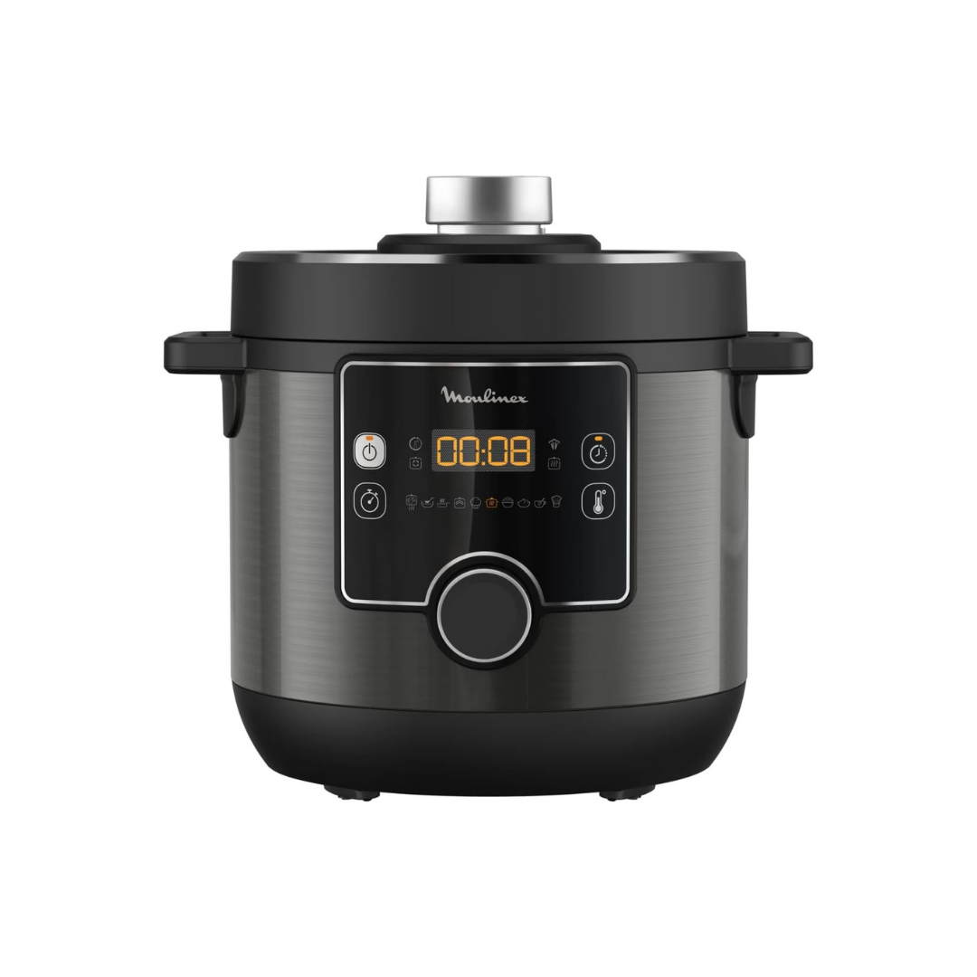 Moulinex Pressure Cooker, 7.6Lit, 1200Watts, Black - CE777810