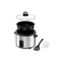 Moulinex Rice Cooker, 1.8Lit, 700Watts, Silver - MK123D27