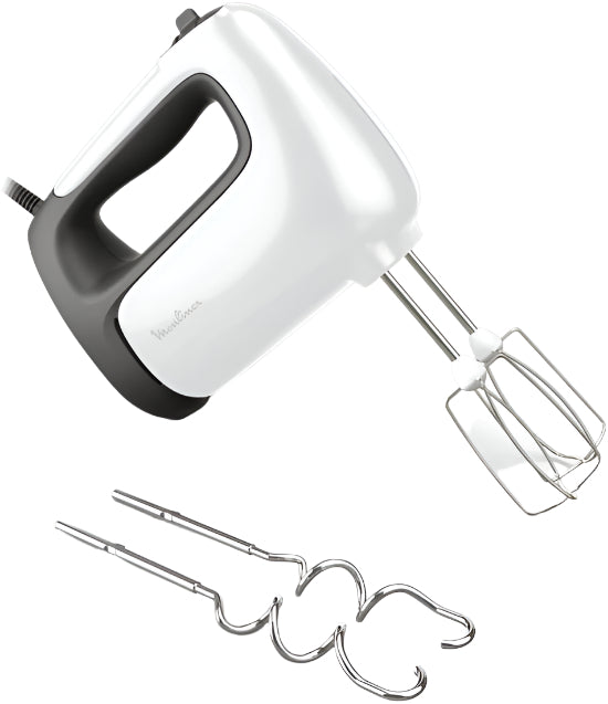 Moulinex Easy Max Hand Mixer, 5Speeds, 500Watts, White - HM462110