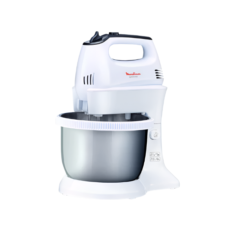 Moulinex Power Mix Mixer Bowl, 3.5Lit, 300Watts, White - HM3121B1