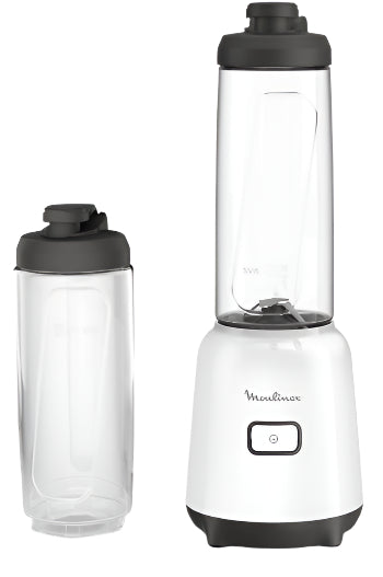 Moulinex Blender To Go, 0.8Lit, 300Watts, White - LM15F127