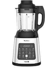 Moulinex Blender 10 Automatic Programmes, 2Lit, 1400Watts, Stainless Steel - LM835D27