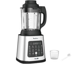 Moulinex Blender 10 Automatic Programmes, 2Lit, 1400Watts, Stainless Steel - LM835D27