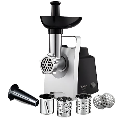 Moulinex Meat Mincer 3 In 1, 1400Watts, Black - ME108832