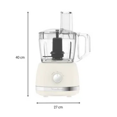 Moulinex Food Processor, 15Functions, 600Watts, Beige - FP345A11