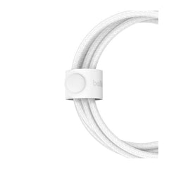 Belkin Boost Charge 2in1 USB-C to USB-C Braided Cable with Lightning adapter, 1.5Mm, White - CAC003hq1.5MWH