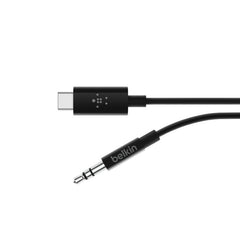 Belkin Rockstar Audio Cable With USB-C Connector 3.5 mm, 90Cm, Black - F7U079bt03-BLK