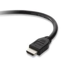 Belkin HDMI Standard Audio Video Cable, 4K/Ultra HD Compatible, Full HD (1080p), 3Mm, Black - F3Y017bt3M-BLK