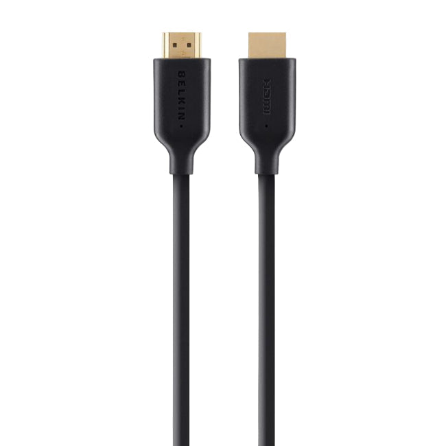 Belkin High Speed HDMI Cable with Ethernet, 4K/Ultra HD Compatible, Full 1080p, 2Mm, Black - F3Y021bt2M
