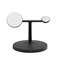 Belkin Boost Charge 3-in-1-Wireless Charger, MagSafe Compatible, PSU Included, Black - WIZ032kqBK