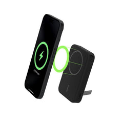 Belkin Boost Charge Qi2 Magnetic Wireless, Power Bank 8000Mah & Stand, 15Watts, Black - BPD007btBK