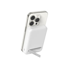 Belkin Boost Charge Qi2 Magnetic Wireless, Power Bank 8000Mah & Stand, 15Watts, White - BPD007btWH