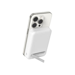 Belkin Boost Charge Qi2 Magnetic Wireless, Power Bank 10000Mah & Stand, 15Watts, White - BPD008btWH