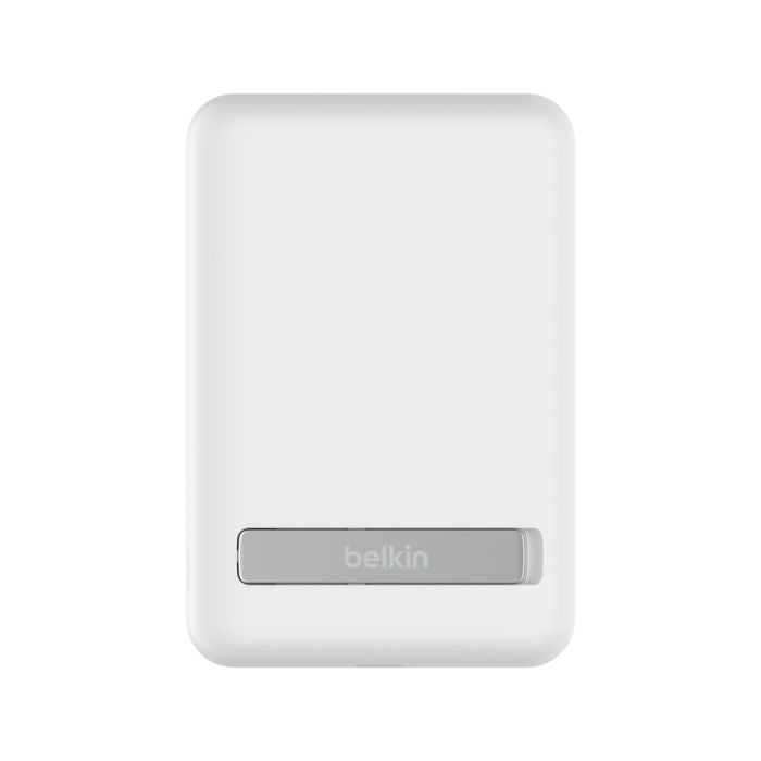 Belkin Boost Charge Magnetic Wireless, Power Bank 5000Mah & stand, White - BPD004btWT