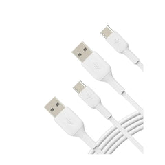 Belkin Boost Charge USB-C to USB-A, 1Mm, 2Pack, White - CAB001bt1MWH2PK