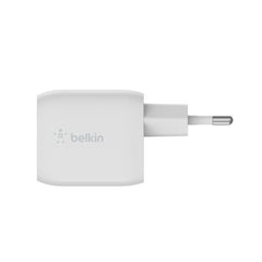Belkin Boost Charge Pro Dual, USB-C PD GaN Fast Charger, 45Watts, White - WCH011vfWH