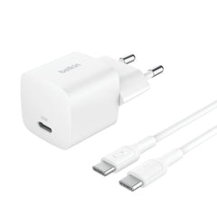 Belkin Wall Charger PD, USB-C, 25Watts, White - WCA012kqWH