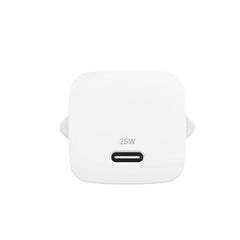 Belkin Wall Charger PD, USB-C, 25Watts, Cable 1Mm, White - WCA012kq1MWH-B6