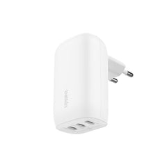 Belkin Wall Charger With PPS, 67Watts, Triple USB-C Ports PD, 25W & 20W & 20W, White - WCC002vfWH