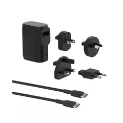 Belkin Wall Charger Hybrid AC & Power Bank, 5000Mah, 45Watts, Black - BPZ003bt1MBK-B6