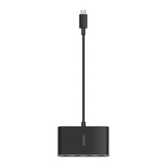 Belkin Connect USB-C to 4-Port USB-C Hub, 100Watts PD, Black - AVC018btBK