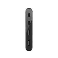 Belkin USB-C 4-Port Mini Hub, 5Gbps Data Transfer Speeds (shared), Black - F4U090btBLK