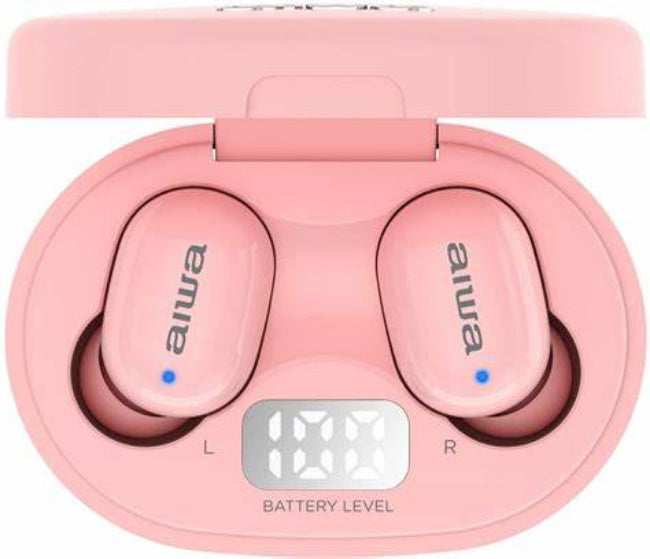 Aiwa Earbuds, Pink - EBTW-150PKMKII