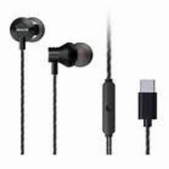 Aiwa Earphones with Microphone Type-C, Black - ESTM-50USB-C