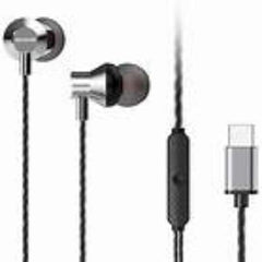 Aiwa Earphones with Microphone Type-C, Silver - ESTM-50USB-C
