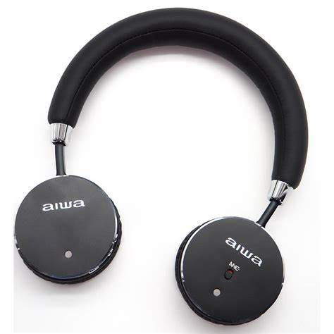 Aiwa Bluetooth Headphones with ANC, Black - HSTBTN-800BK