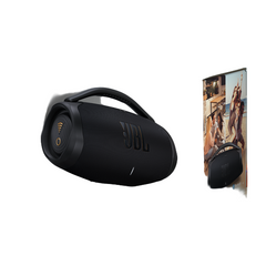 JBL Speaker Boombox 3, Wifi Portable Wireless, Black - JBLBB3WIFIBLKUK