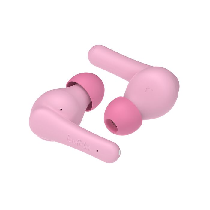 Belkin Sound Form Nano V2 True Earbuds for Kids, Wireless, Pink - AUC011btPK