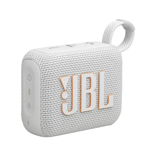 JBL Go 4 Portable Bluetooth Speaker, 4.2Watts, White - JBLGO4WHT