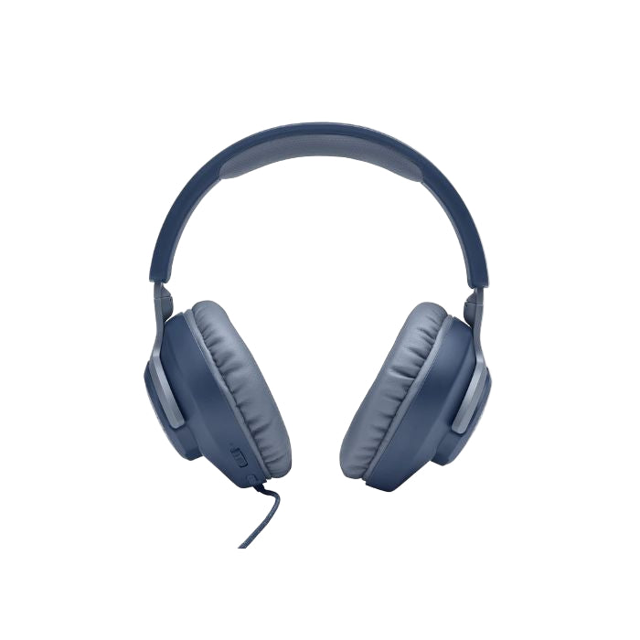 JBL Quantum 100 M2 Wired Gaming Headset — Blue - JBLQUANTUM100BLU