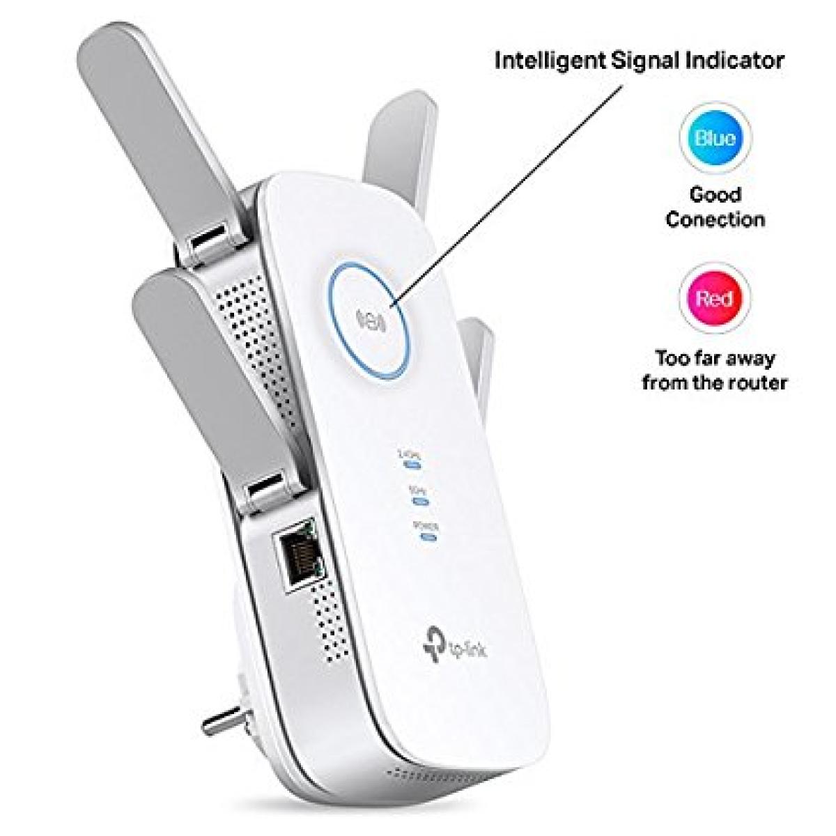 Tp Link Re650 Ac2600 Wifi Extender Up To 2600mbps Dual Band Wifi Range Extender Gigabit Port Internet Booster, Repeater, Access Point 4x4 Mu Mimo